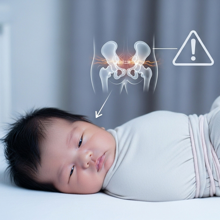 Sendi pinggul terjejas (Hip Dysplasia) jika kaki diikat rapat